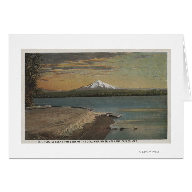 Les Dalles, Oregon - Mt Hood de Columbia Rive (Devant horizontal)