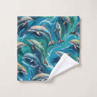 Les dauphins nagent