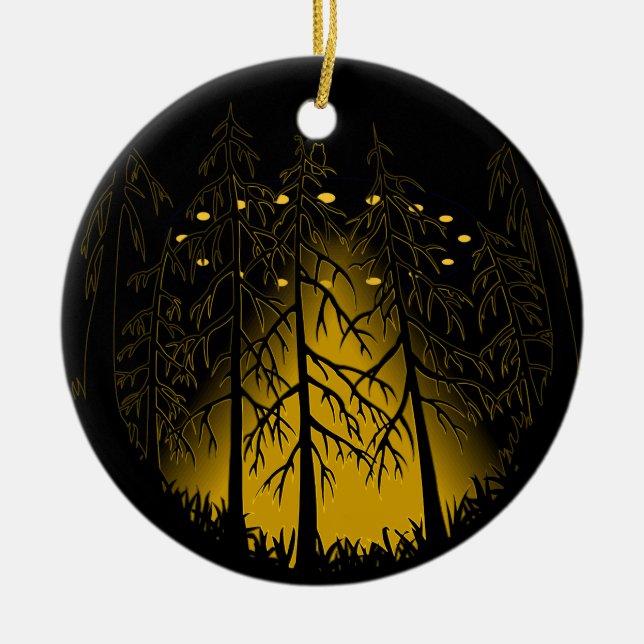 Les décorations d'UFO de cool d'ornement d'UFO ont (Devant)