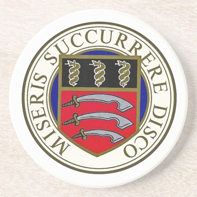 Les dessous de verre d'hôpital de Middlesex avec (Devant)