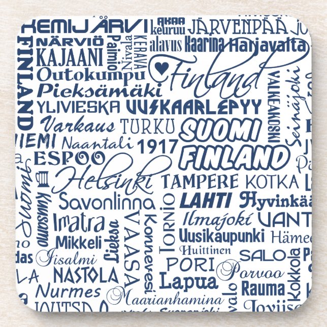 Les dessous de verre urbains finlandais (Devant)