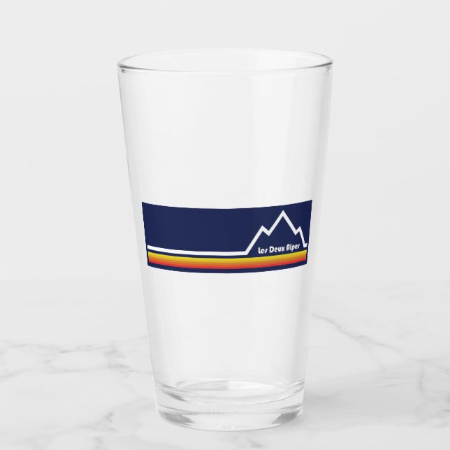 Les Deux Alpes France Glas (Vorderseite)