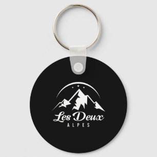 Les Deux Alpes France Skigebiet Snowboardfahren Schlüsselanhänger