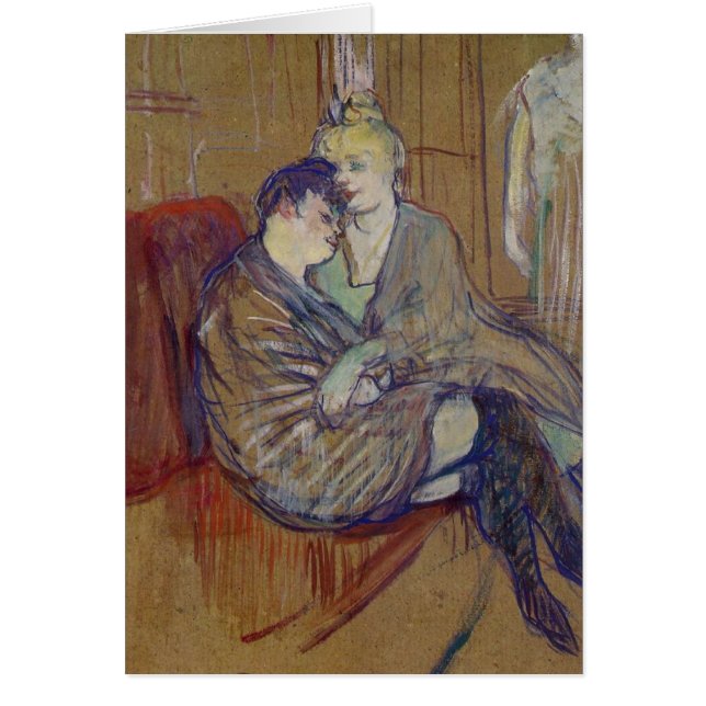 Les Deux Amies - Kunst-Karte (Vorne)