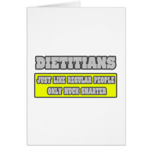 Les diététistes...beaucoup plus intelligents