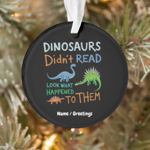 Les dinosaures n'ont pas lu les livres Regardez ce