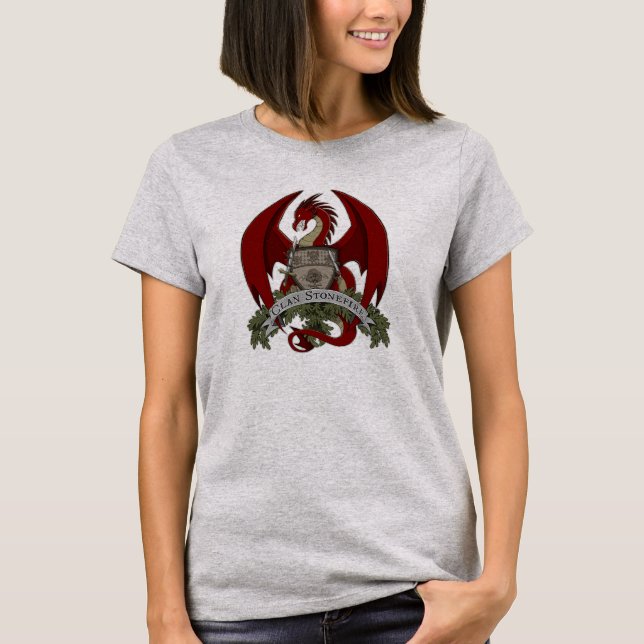 Les dragons de Stonefire Crest (rouge), le T-shirt (Devant)