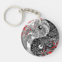 Les dragons frais de Yin Yang d'éclaboussure de