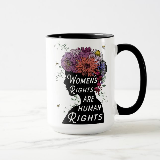Les droits de la femme sont tasse de café de (Droite)