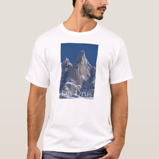 Les Drus Spitzen von Frankreich-Alpen T-Shirt
