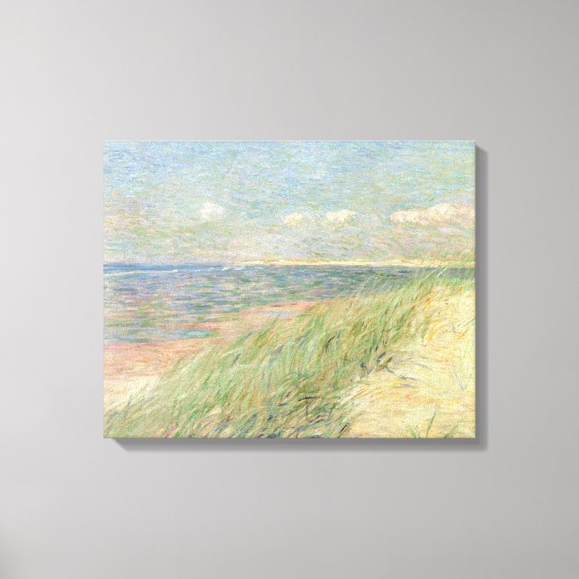 Les Dunes du Zwin, Knokke, 1887 (Öl auf Leinwand) Leinwanddruck (Vorderseite)