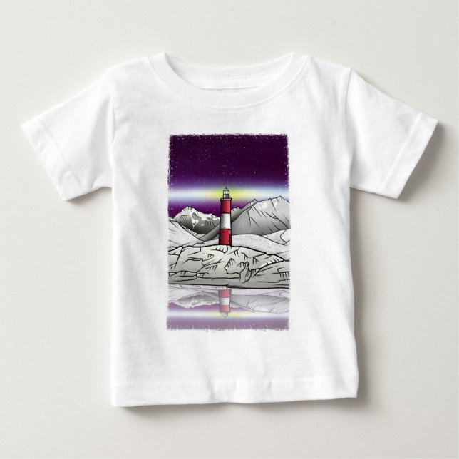 Les Eclaireurs Lighthouse Argentinien Landschaft Baby T-shirt (Vorderseite)