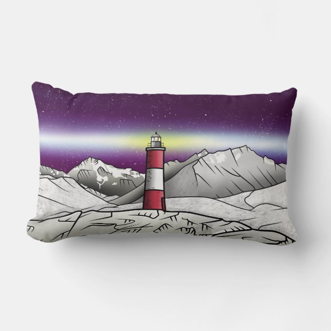 Les Eclaireurs Lighthouse Southern Argentina Lendenkissen (Vorderseite)