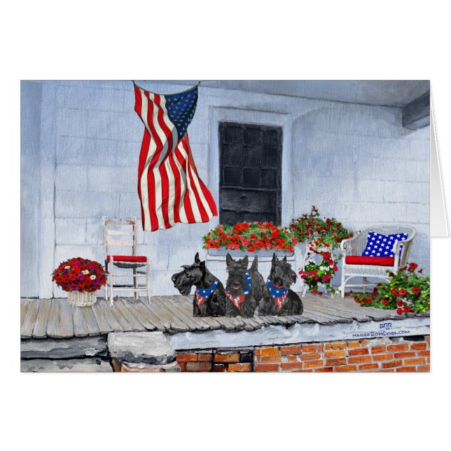 Les écossais patriotiques attendent la grande para (Devant horizontal)