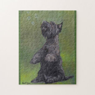 Les écossais Terrier veulent le puzzle d'art de