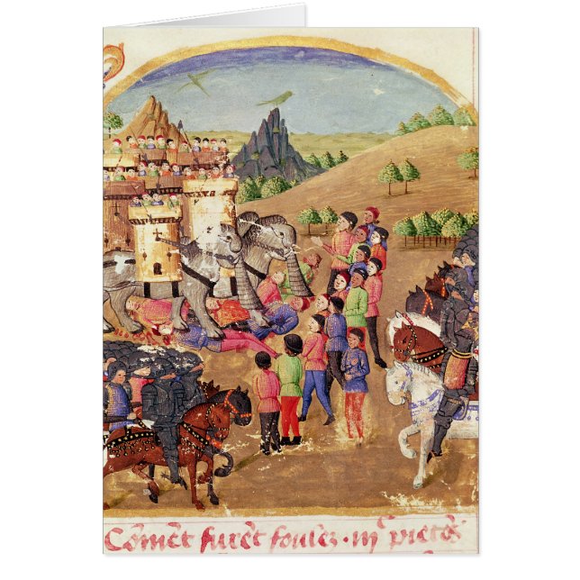 Les éléphants de la guerre (Devant)