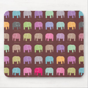 Les éléphants sont votre tapis de souris de