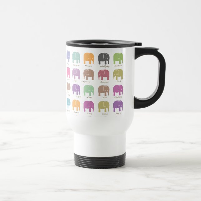 Les éléphants sont votre TASSE de voyage de (Droite)