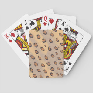 Les endroits léopards Peinture Cartes de jeu