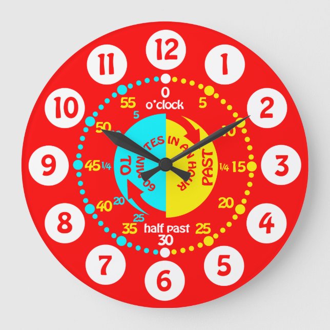 Les enfants apprennent à dire à l'heure horloge mu (Recto)