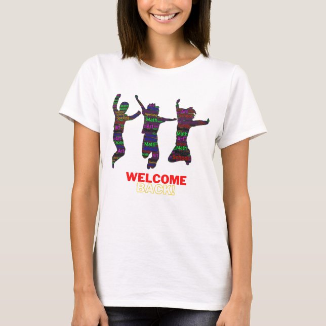 Les Enfants Bienvenue À L'École T-Shirt (Devant)