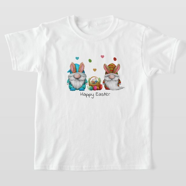Les Enfants Joyeux T-shirt de Pâques (Poser)