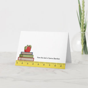 Les enseignants Cartes pour notes