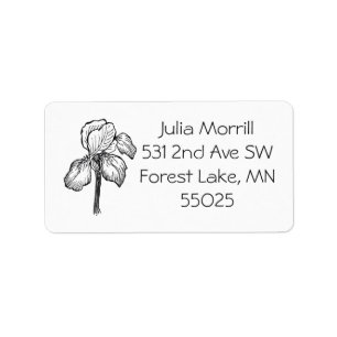 Les étiquettes de adresse iraniens de Julia