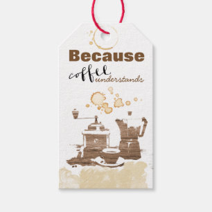 Les étiquettes du cadeau des Café-Amants