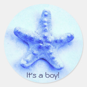 les étoiles de mer bleues c'est un autocollant de