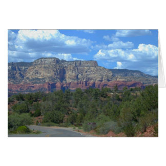 Les falaises rouges de Sedona—Carte