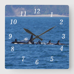 Les familles s'attachent Horloge murale
