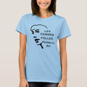Les Femmes Folles ursprüngliches T-Shirt-Rosa T-Shirt