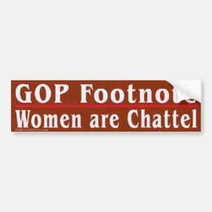 Les femmes sont un Sticker Chattel Bumper