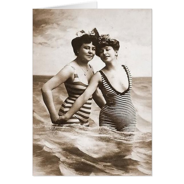 Les femmes vintages en mer (Devant)