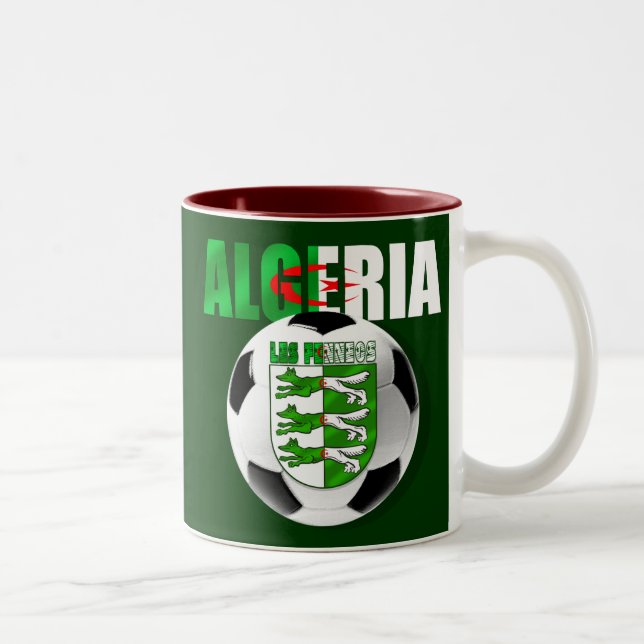 Les Fennecs Algerien Zweifarbige Tasse (Rechts)