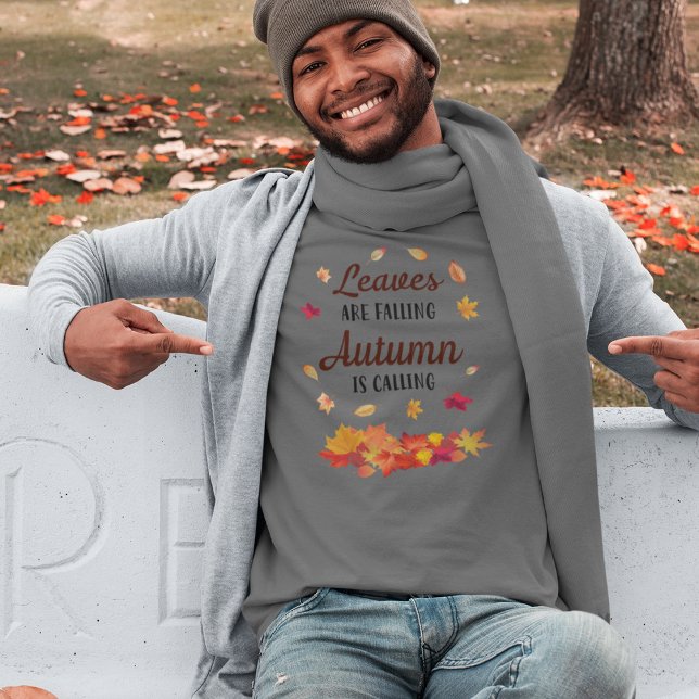 Les feuilles tombent L'automne appelle T-shirt (Leaves are falling Autumn is calling T-Shirt)