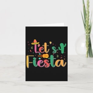 Le's Fiesta Cinco De Mayo Familie passt mexikanisc Karte