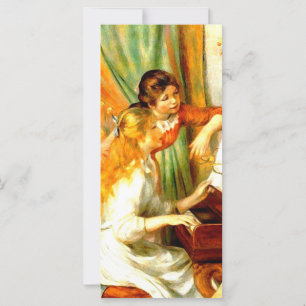 Les filles aux cartes en rack pour piano