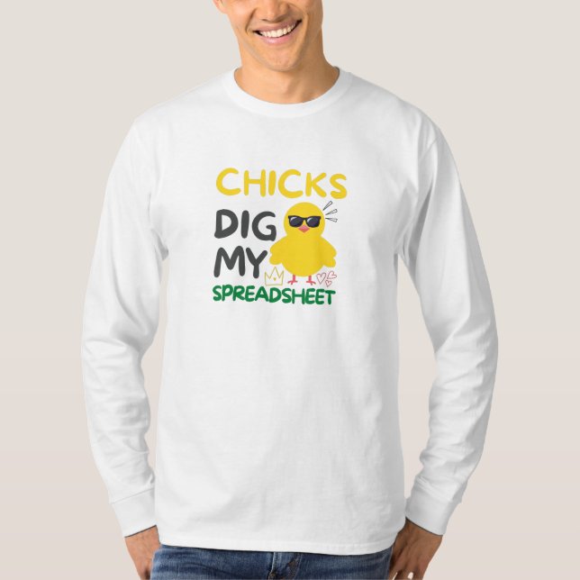 Les filles creusent mon T-shirt feuille de calcul (Devant)