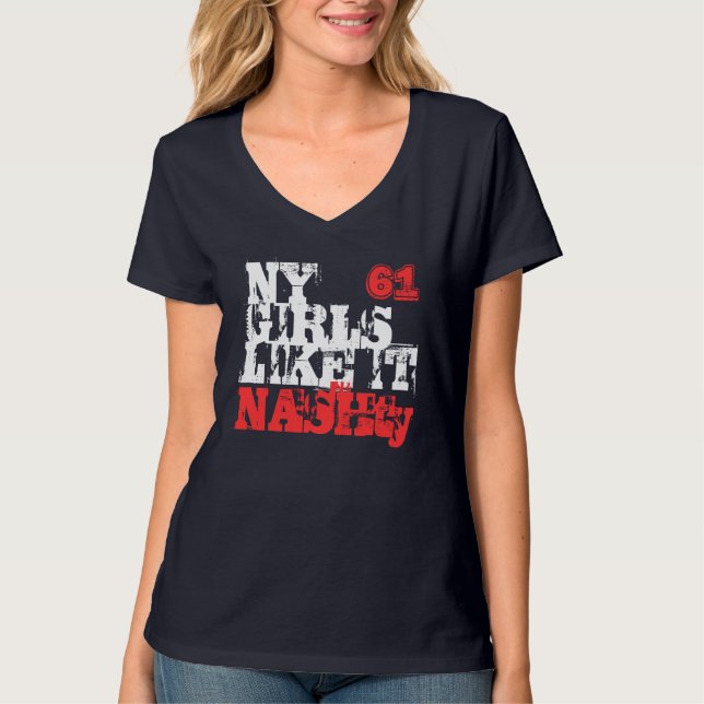 Les filles de New York l'aiment T-shirt de Nashty (Devant)