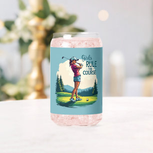 Les filles gouvernent le parcours Retro Golf Illus