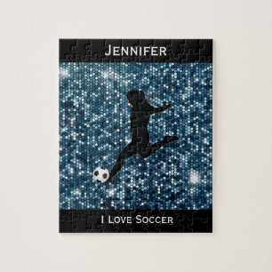 Les filles "I Love Soccer" Puzzle