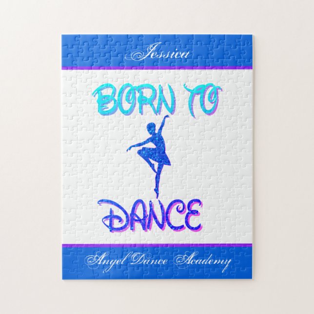 Les filles nées à la danse Puzzle personnalisé (Vertical)