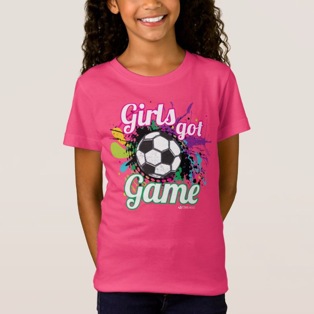 LES FILLES ONT OBTENU LE T-SHIRT DU FOOTBALL DE (Devant)