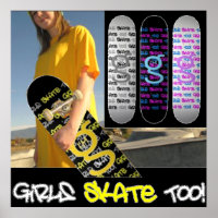 Les Filles Patinent Aussi ! - Poster de I'm G Skat
