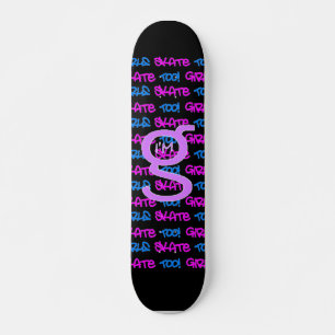 Les Filles Patinent Aussi ! - Skateboard noir - (r
