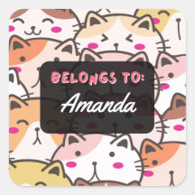 Les filles personnalisées APPARTIENNENT AU Sticker