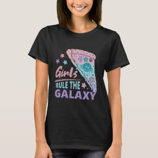 Les Filles Régissent Le T-shirt Galaxy
