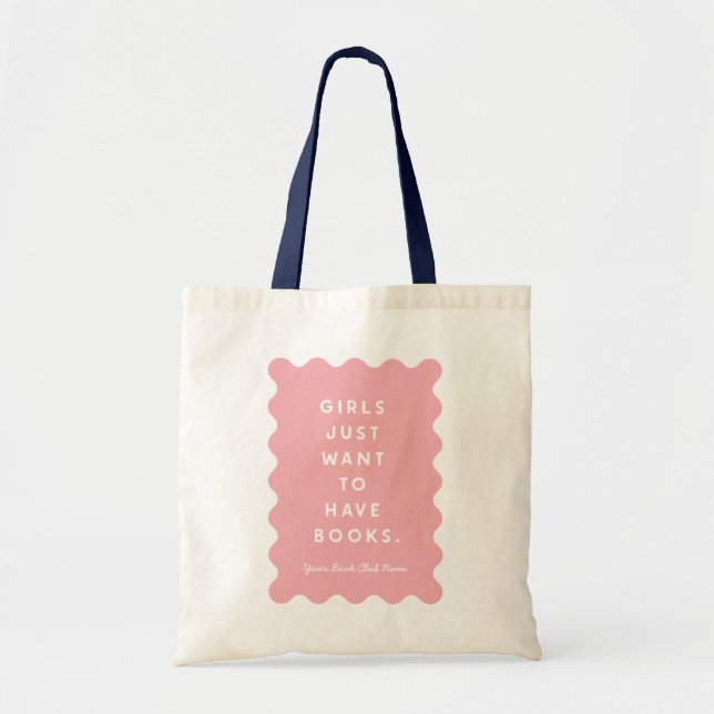 Les filles veulent juste avoir des livres Sac four (Devant)